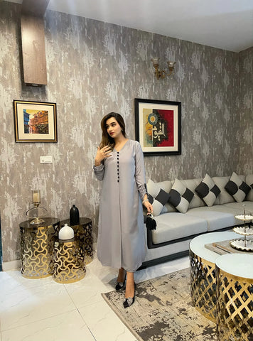 Grey button set